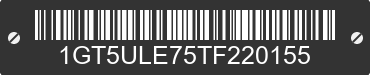 2026 GMC Sierra HD 1GT5ULE75TF220155 VIN decoded
