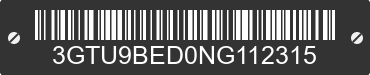 2022 GMC Sierra Limited 3GTU9BED0NG112315 VIN decoded