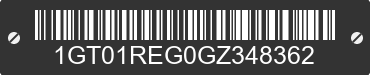 2016 GMC Sierra 1GT01REG0GZ348362 VIN decoded