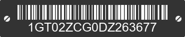2013 GMC Sierra 1GT02ZCG0DZ263677 VIN decoded