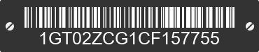 2012 GMC Sierra 1GT02ZCG1CF157755 VIN decoded