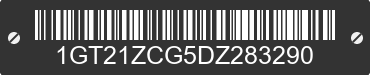 2013 GMC Sierra 1GT21ZCG5DZ283290 VIN decoded