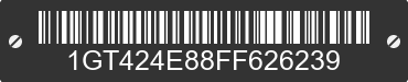 2015 GMC Sierra 1GT424E88FF626239 VIN decoded