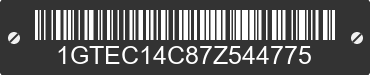 2007 GMC Sierra 1GTEC14C87Z544775 VIN decoded