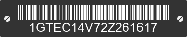 2002 GMC Sierra 1GTEC14V72Z261617 VIN decoded
