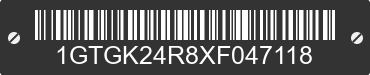 1999 GMC Sierra 1GTGK24R8XF047118 VIN decoded