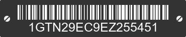 2014 GMC Sierra 1GTN29EC9EZ255451 VIN decoded