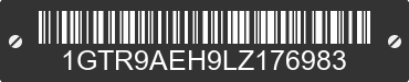 2020 GMC Sierra 1GTR9AEH9LZ176983 VIN decoded
