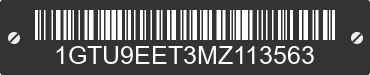 2021 GMC Sierra 1GTU9EET3MZ113563 VIN decoded