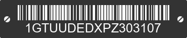 2023 GMC Sierra 1GTUUDEDXPZ303107 VIN decoded