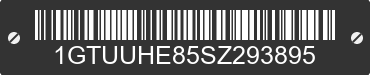 2025 GMC Sierra 1GTUUHE85SZ293895 VIN decoded