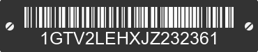 2018 GMC Sierra 1GTV2LEHXJZ232361 VIN decoded