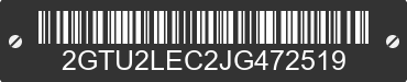 2018 GMC Sierra 2GTU2LEC2JG472519 VIN decoded