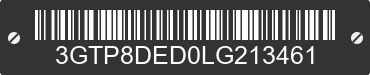 2020 GMC Sierra 3GTP8DED0LG213461 VIN decoded
