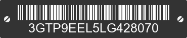 2020 GMC Sierra 3GTP9EEL5LG428070 VIN decoded