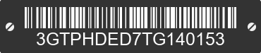 2026 GMC Sierra 3GTPHDED7TG140153 VIN decoded