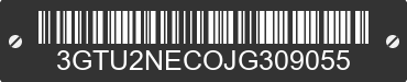 2018 GMC Sierra 3GTU2NECOJG309055 VIN decoded