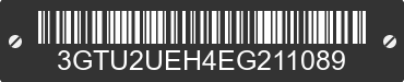 2014 GMC Sierra 3GTU2UEH4EG211089 VIN decoded