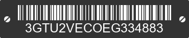 2014 GMC Sierra 3GTU2VECOEG334883 VIN decoded