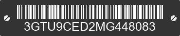 2021 GMC Sierra 3GTU9CED2MG448083 VIN decoded