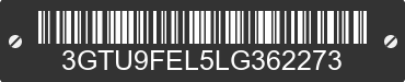 2020 GMC Sierra 3GTU9FEL5LG362273 VIN decoded