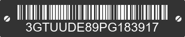 2023 GMC Sierra 3GTUUDE89PG183917 VIN decoded