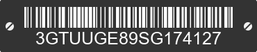 2025 GMC Sierra 3GTUUGE89SG174127 VIN decoded