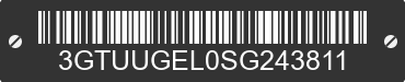 2025 GMC Sierra 3GTUUGEL0SG243811 VIN decoded