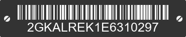 2014 GMC Terrain 2GKALREK1E6310297 VIN decoded