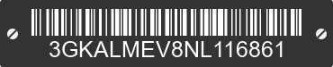 2022 GMC Terrain 3GKALMEV8NL116861 VIN decoded