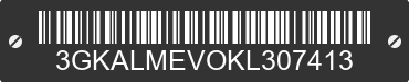 2019 GMC Terrain 3GKALMEVOKL307413 VIN decoded