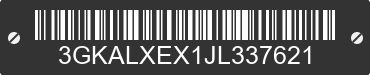 2018 GMC Terrain 3GKALXEX1JL337621 VIN decoded