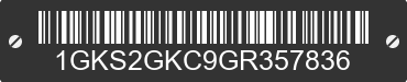 2016 GMC Yukon XL 1GKS2GKC9GR357836 VIN decoded