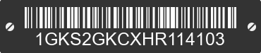 2017 GMC Yukon XL 1GKS2GKCXHR114103 VIN decoded