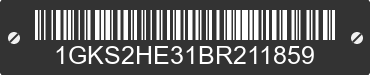 2011 GMC Yukon XL 1GKS2HE31BR211859 VIN decoded
