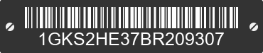 2011 GMC Yukon XL 1GKS2HE37BR209307 VIN decoded