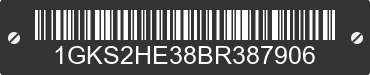 2011 GMC Yukon XL 1GKS2HE38BR387906 VIN decoded