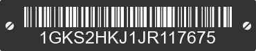 2018 GMC Yukon XL 1GKS2HKJ1JR117675 VIN decoded