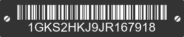 2018 GMC Yukon XL 1GKS2HKJ9JR167918 VIN decoded