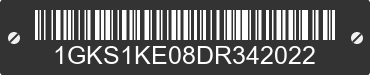 2013 GMC Yukon 1GKS1KE08DR342022 VIN decoded