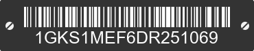 2013 GMC Yukon 1GKS1MEF6DR251069 VIN decoded