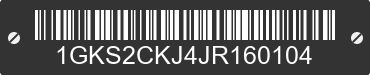 2018 GMC Yukon 1GKS2CKJ4JR160104 VIN decoded