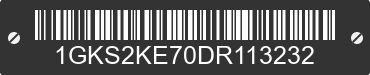 2013 GMC Yukon 1GKS2KE70DR113232 VIN decoded