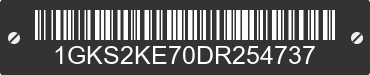 2013 GMC Yukon 1GKS2KE70DR254737 VIN decoded