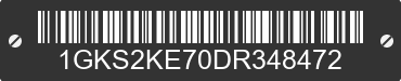 2013 GMC Yukon 1GKS2KE70DR348472 VIN decoded