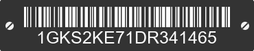 2013 GMC Yukon 1GKS2KE71DR341465 VIN decoded