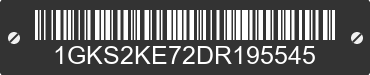 2013 GMC Yukon 1GKS2KE72DR195545 VIN decoded