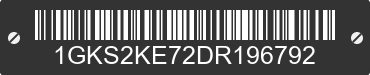 2013 GMC Yukon 1GKS2KE72DR196792 VIN decoded