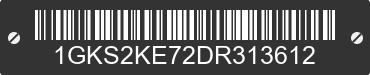 2013 GMC Yukon 1GKS2KE72DR313612 VIN decoded