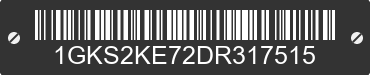 2013 GMC Yukon 1GKS2KE72DR317515 VIN decoded